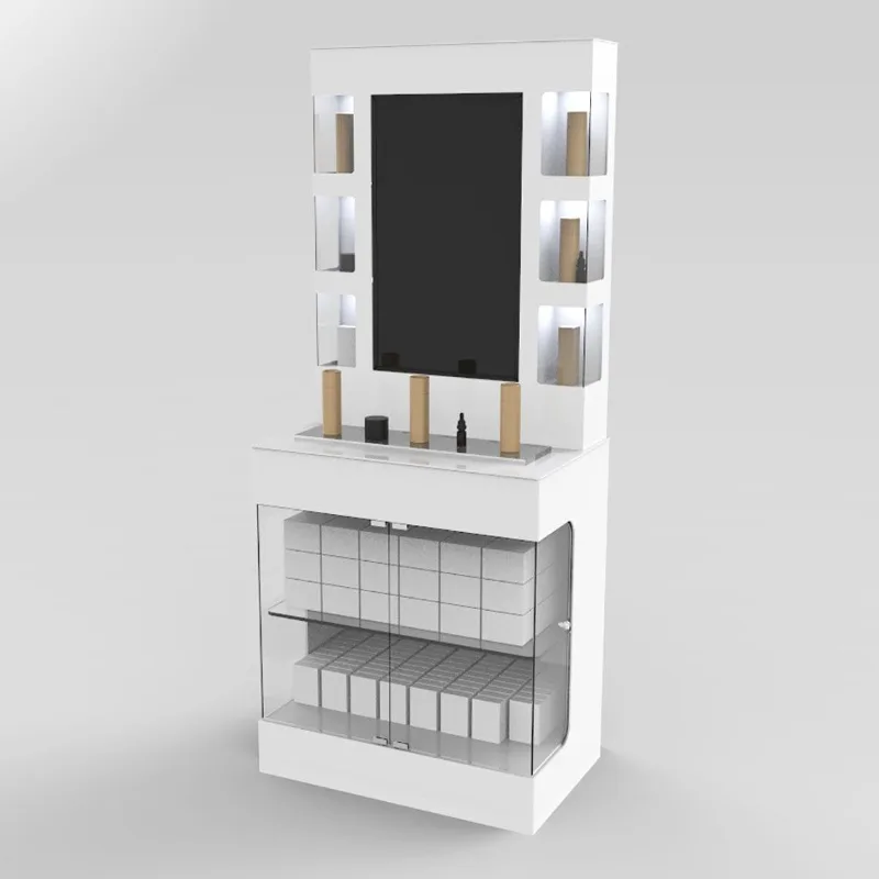 Retail Skincare Display Showcase Beauty Product Display Stand — view 3