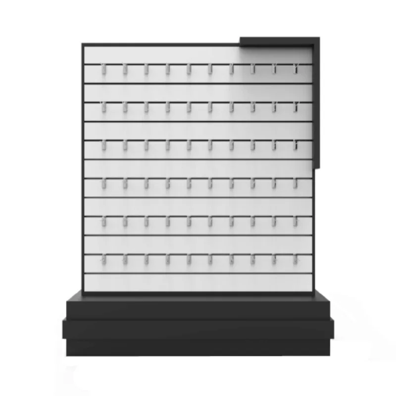 Retail Slat-Wall Display Stand Double-Sided Display Stand — view 4