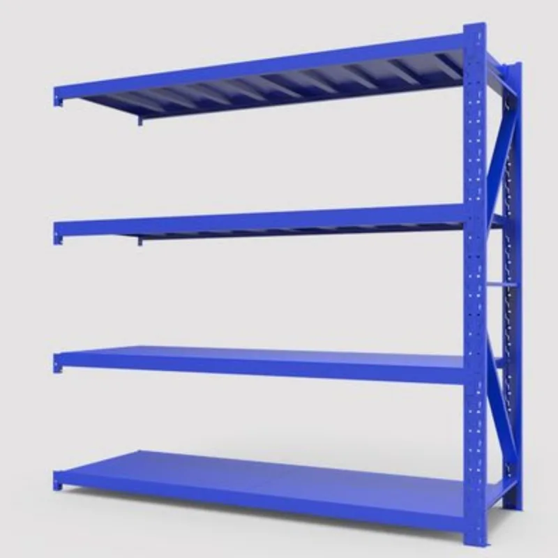 Retail storage shelf Warehouse metal display shelf for sale — view 4