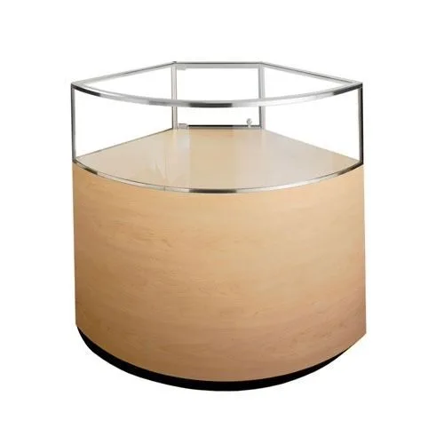 Retail watch curved display counter Jewelry store display cabinet — view 3
