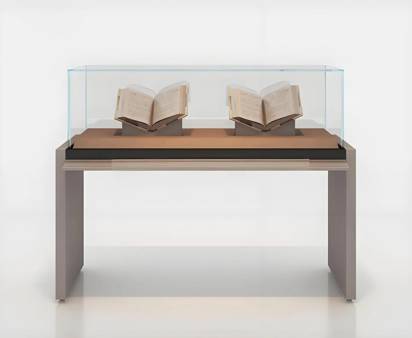 RT17 Premium Hydraulic Museum & Jewelry Showcase Display Table — view 4