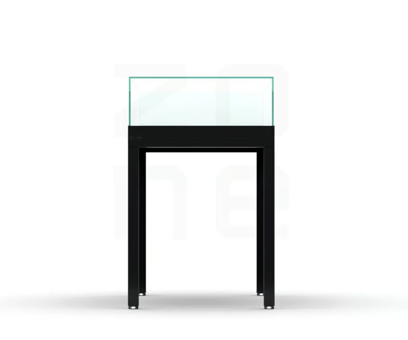 RT19 Musem & Jewerlry Table Glass Display Case on 4 Legs — view 3