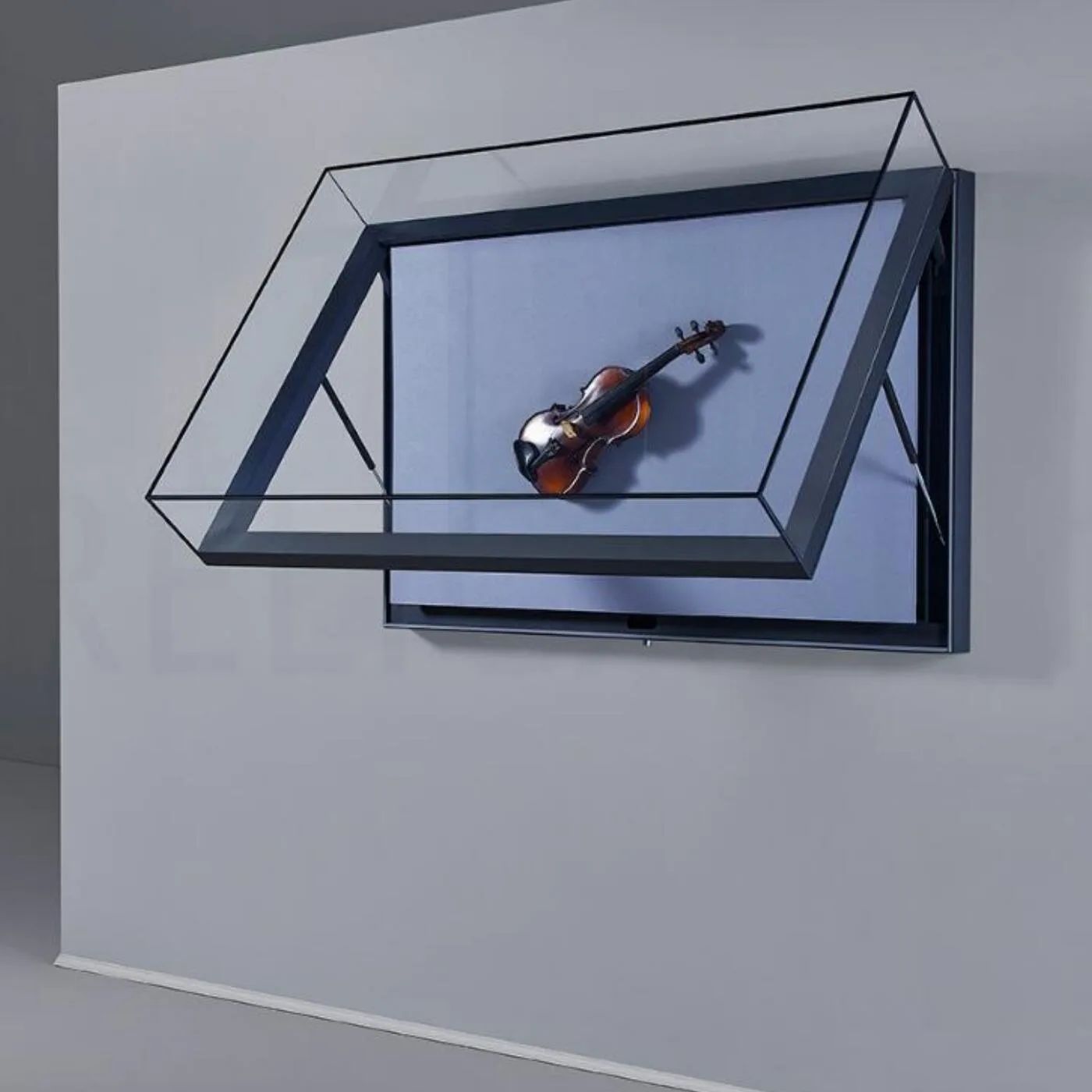 RT71 Wall-Mounted Frameless Display Cases — view 4
