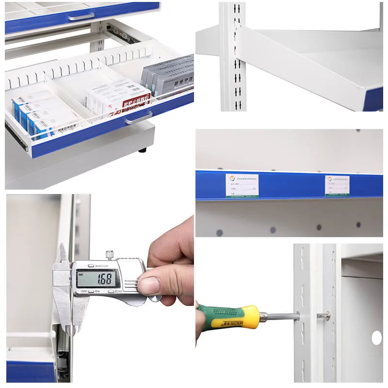 Simple and practical medicine cabinet design pharmacy retail display stand — view 3