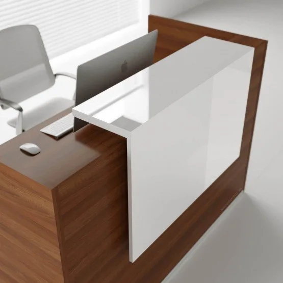 Simple and stylish office reception desk for sale — view 3