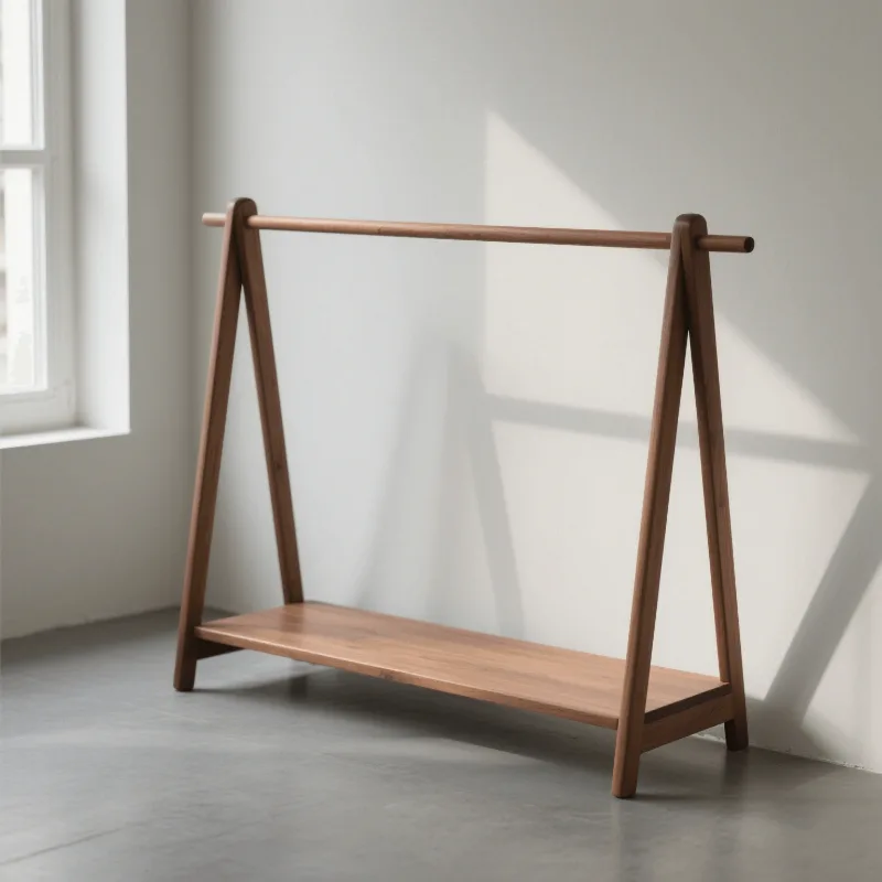 Simple clothing display shelf Clothing store installation for sale — view 3