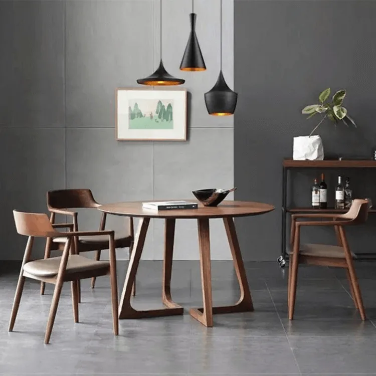 Simple retro coffee table custom restaurant dining table for sale — view 4