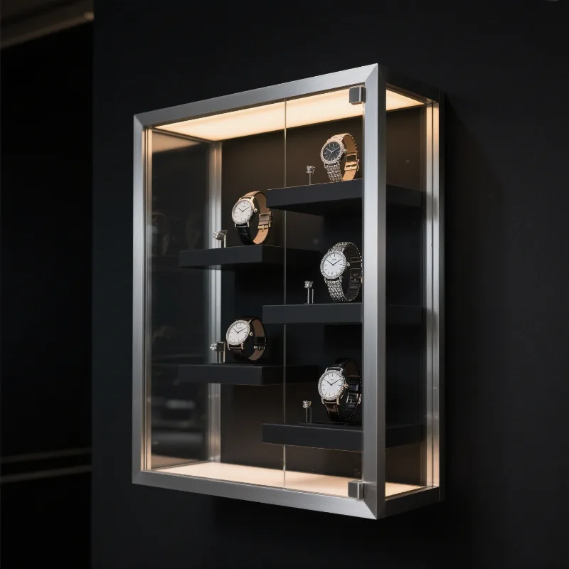 Simple style watch display cabinet & showcase for sale — view 4