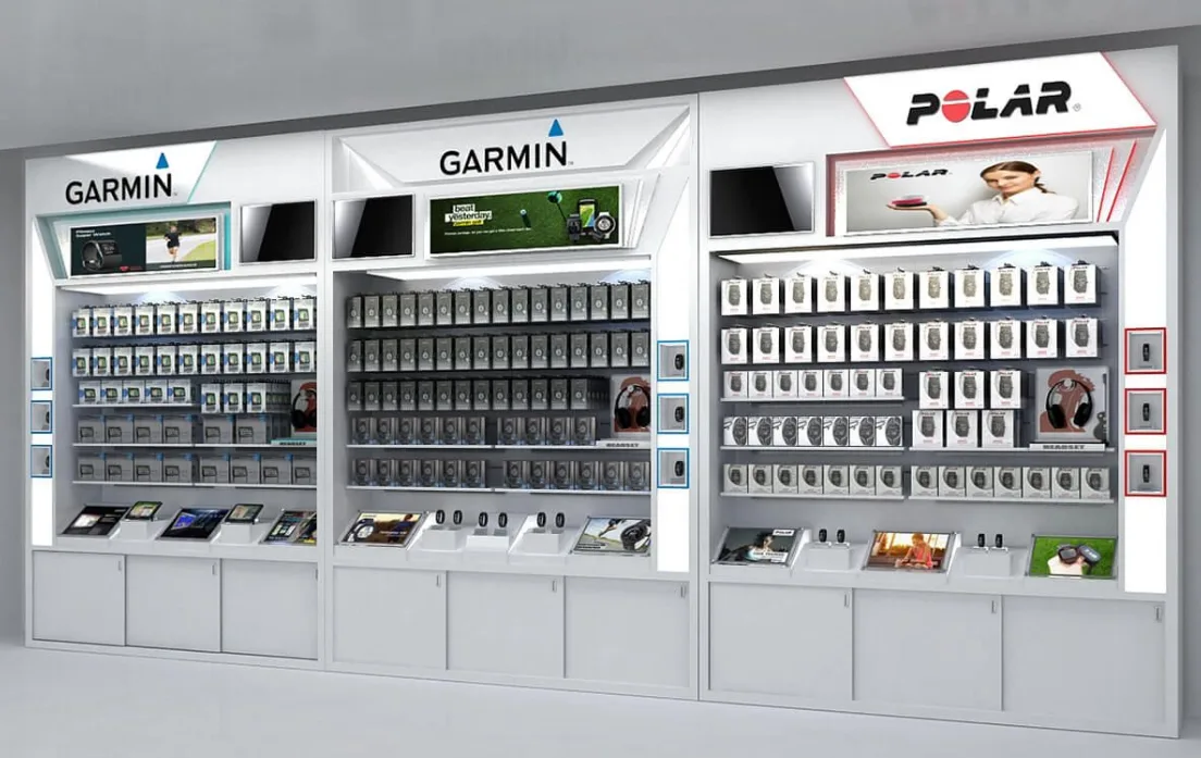 Sleek & Functional Electronics Display Stand & Brand – Promotion Cabinet — view 3