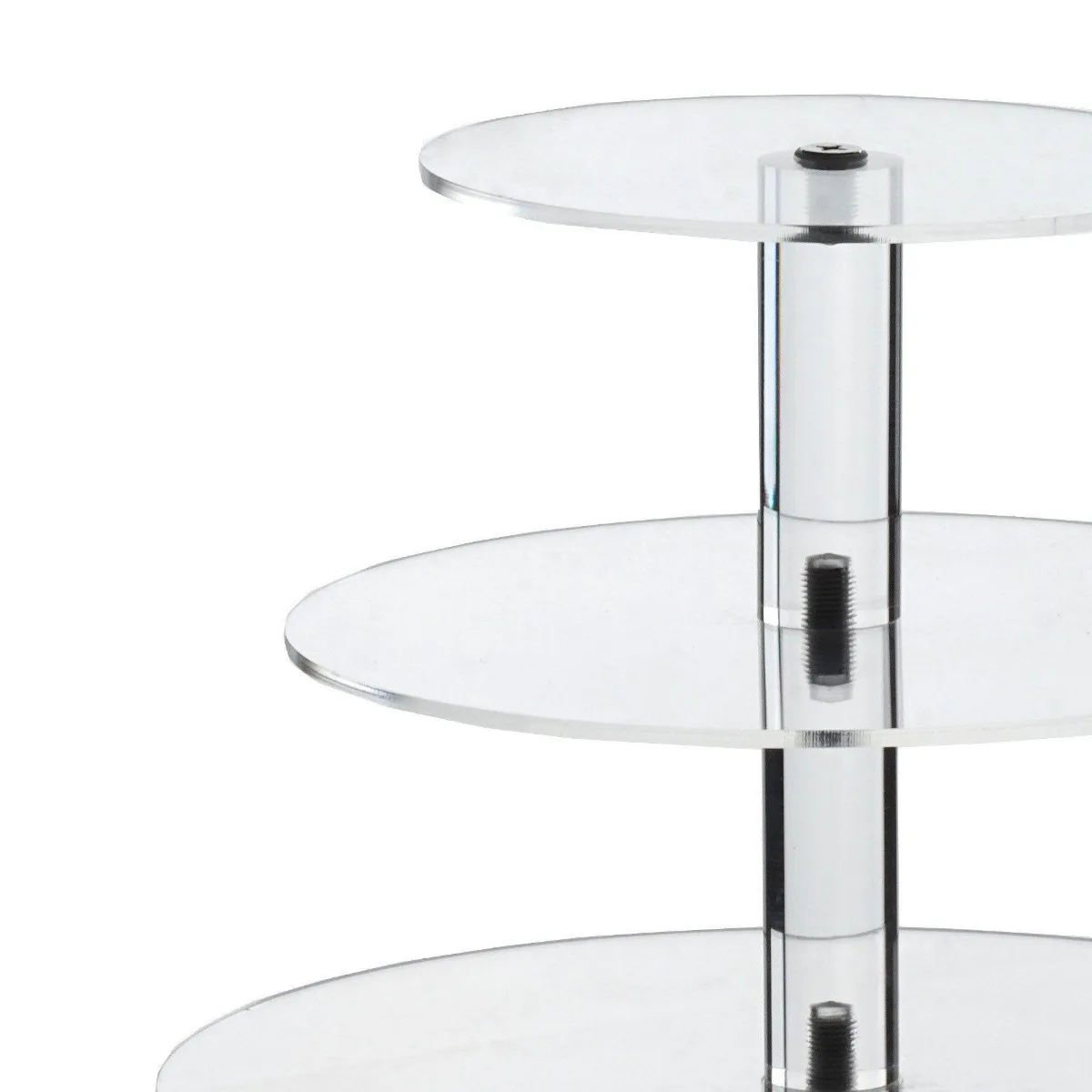 Small cake circular display rack Transparent acrylic display stand — view 4