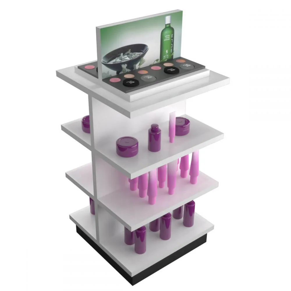 Small Size Cosmetic Display Stand Design Attractive Cosmetic Dipslay Stand on Sale — view 3