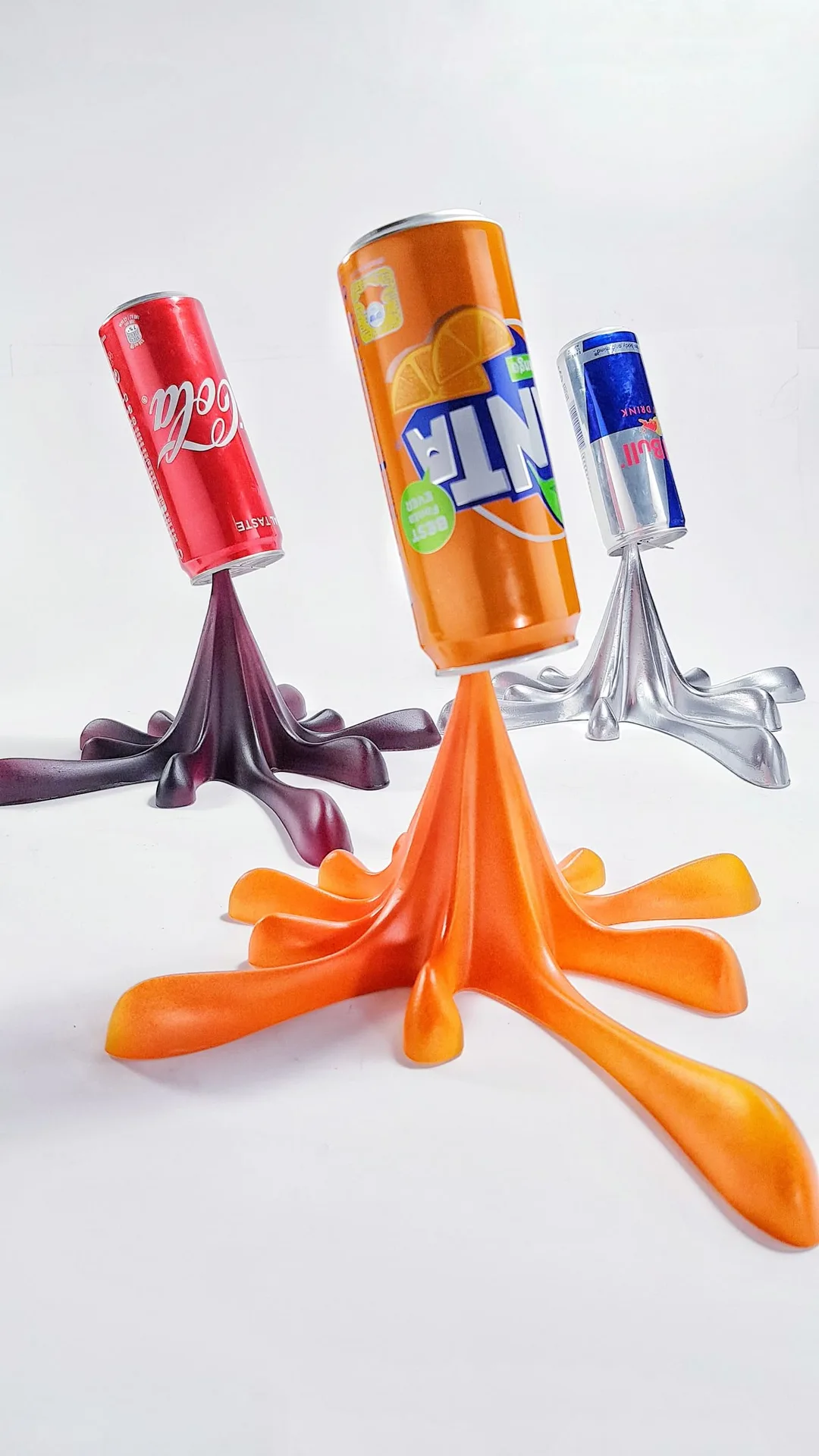 Soda Splash Fiberglass Sculpture for Retail Displays & Art Installations