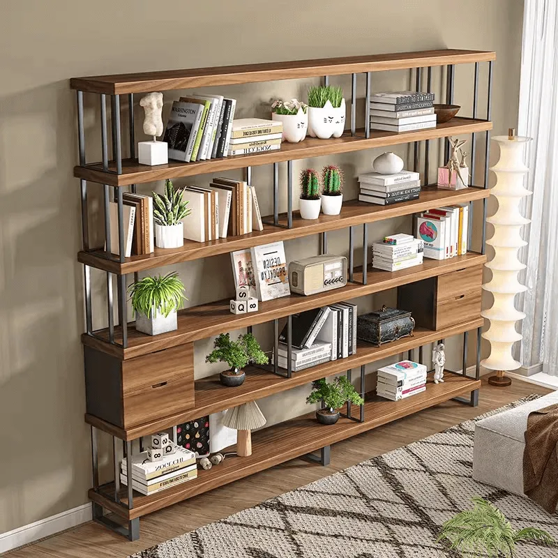 Solid wood display cabinet custom storage display furniture for sale — view 3