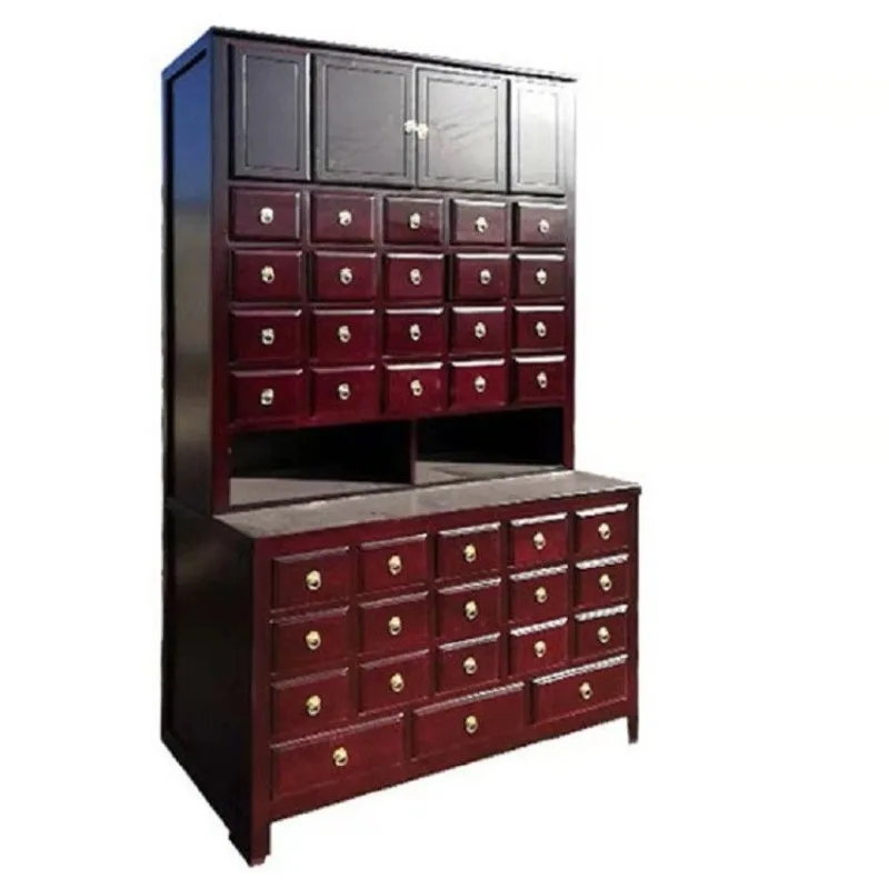 Solid wood pharmacy drawers Retail pharmacy cabinet for sale — view 3