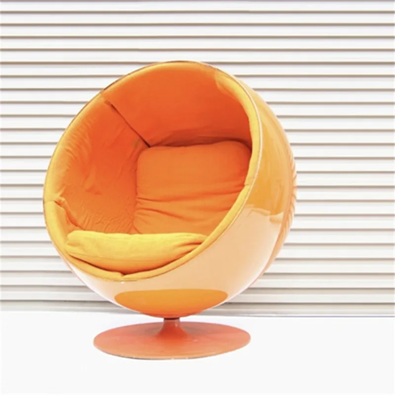 Spaceship Cabin Style FRP Chair Futuristic Tech-Inspired Luxury Accent Chair — view 4