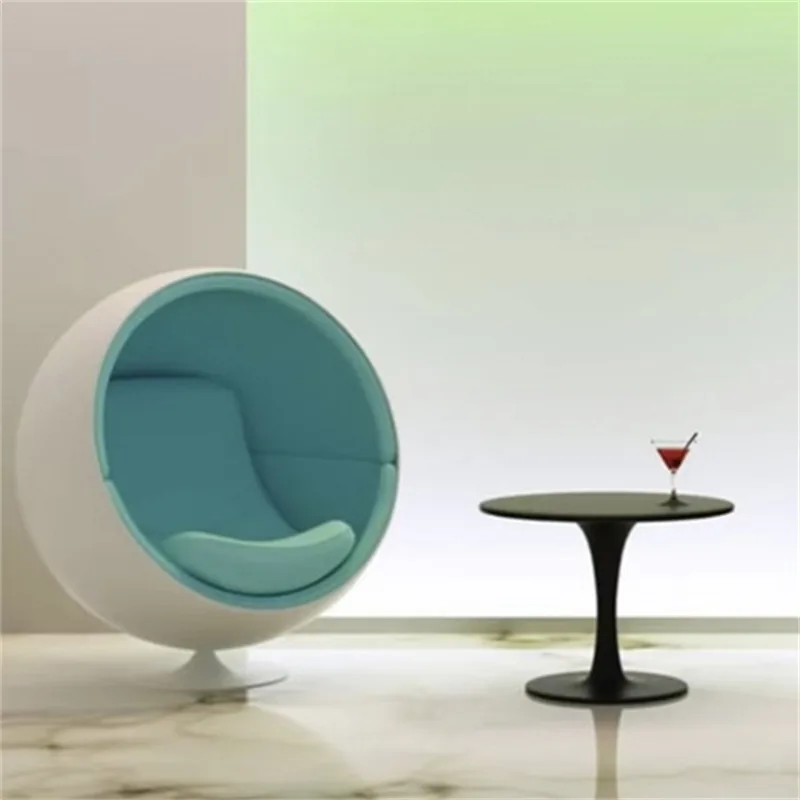 Spaceship Cabin Style FRP Chair Futuristic Tech-Inspired Luxury Accent Chair — view 2