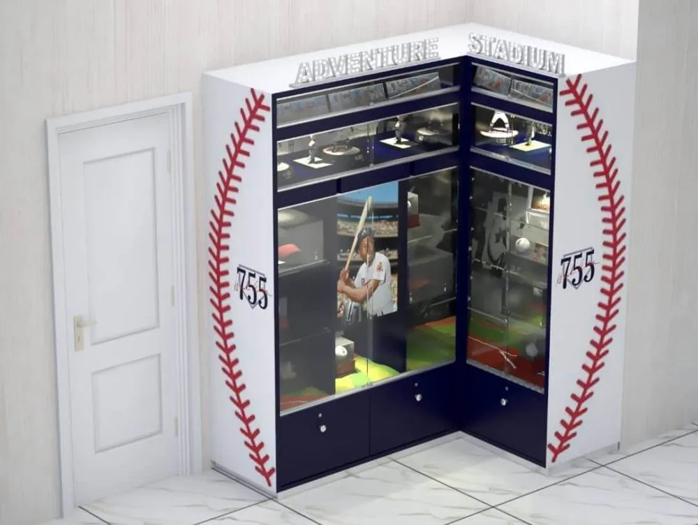 Special design gift cabinet & customized wooden gift showcase display — view 3