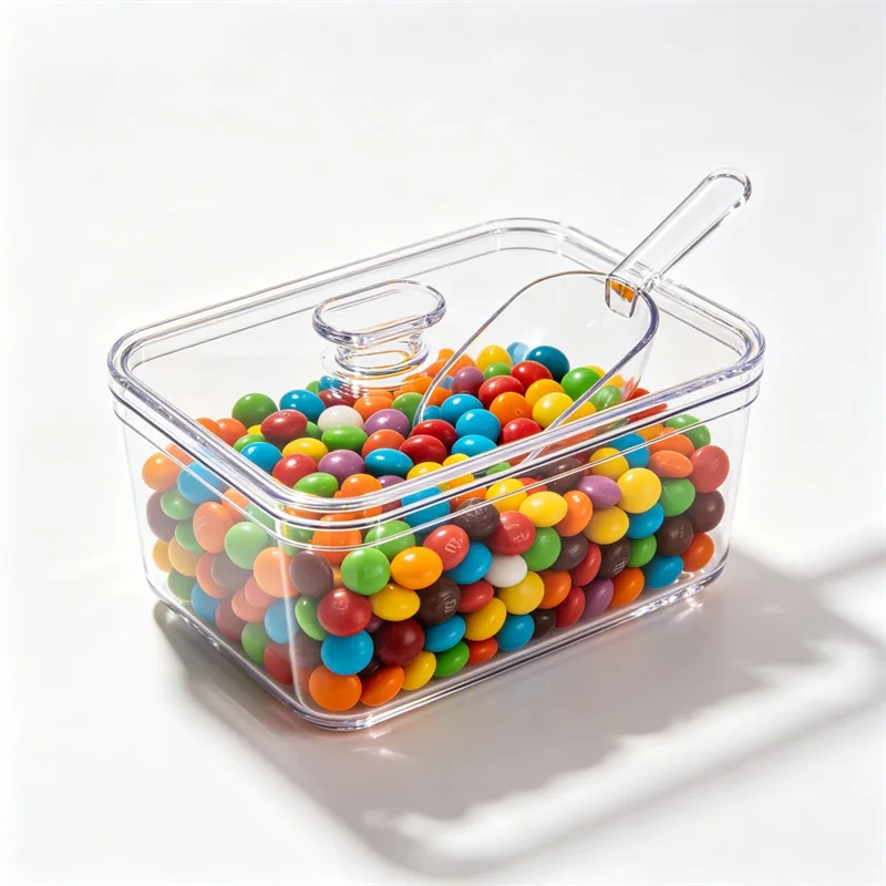 Stackable Acrylic Candy Boxes Set