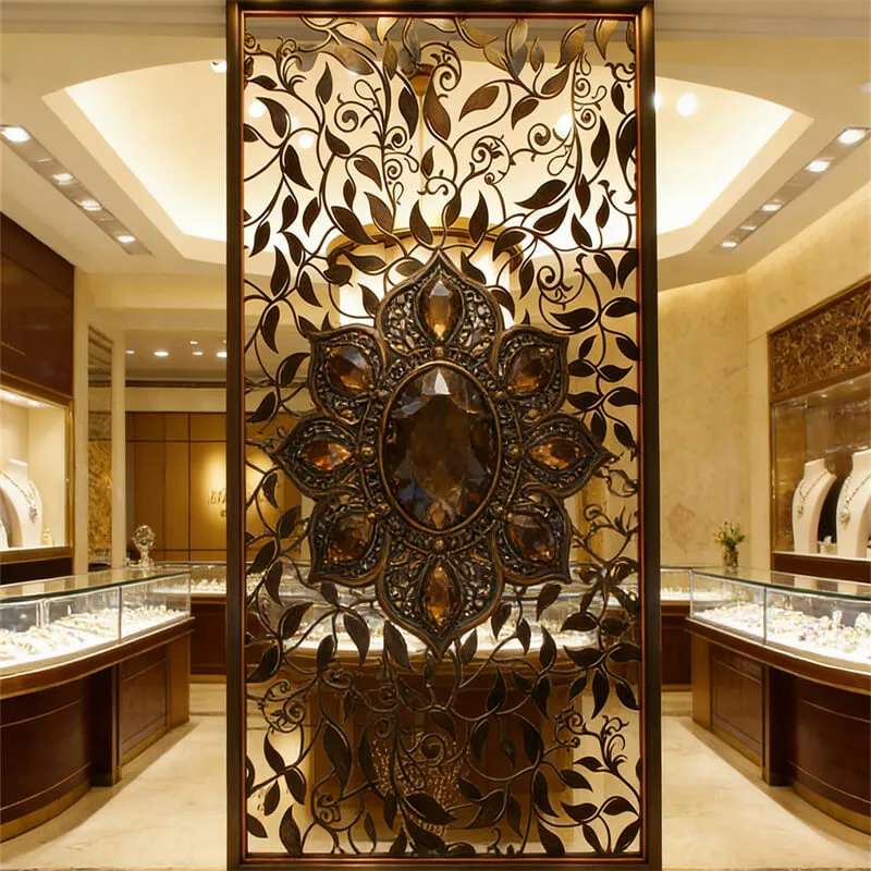 Stainless Steel Art Screens-Elevate Your Jewelry Boutique with Timeless Elegance — view 3