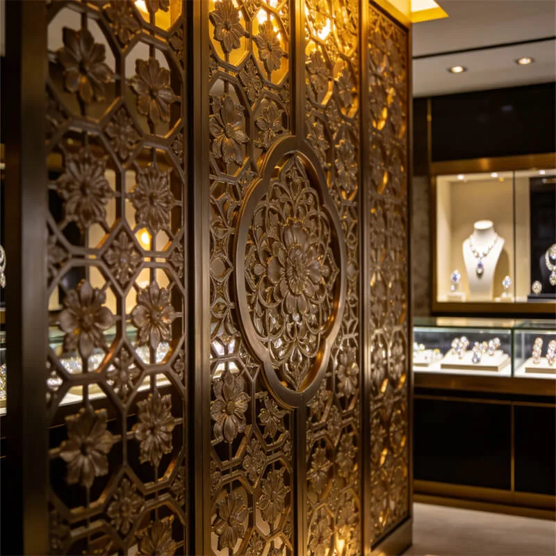Stainless Steel Art Screens-Elevate Your Jewelry Boutique with Timeless Elegance