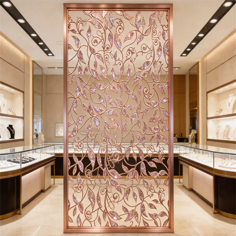 Stainless Steel Art Screens-Elevate Your Jewelry Boutique with Timeless Elegance — view 4