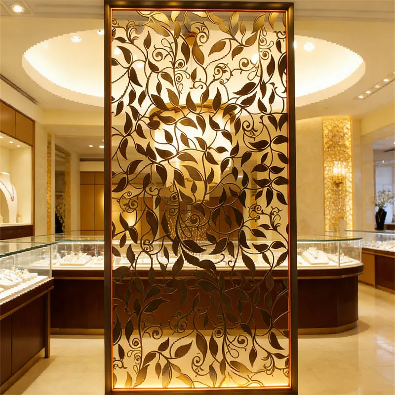 Stainless Steel Art Screens-Elevate Your Jewelry Boutique with Timeless Elegance — view 5