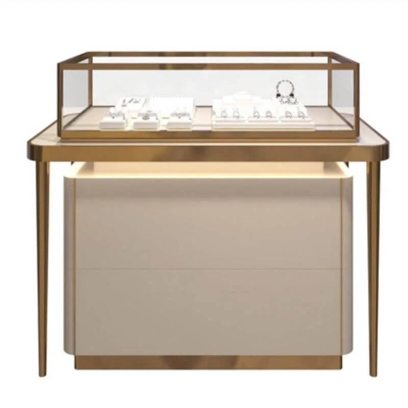 Stainless Steel Jewelrry Display Showcase Modern Jewelry Display Stand for Sale — view 2