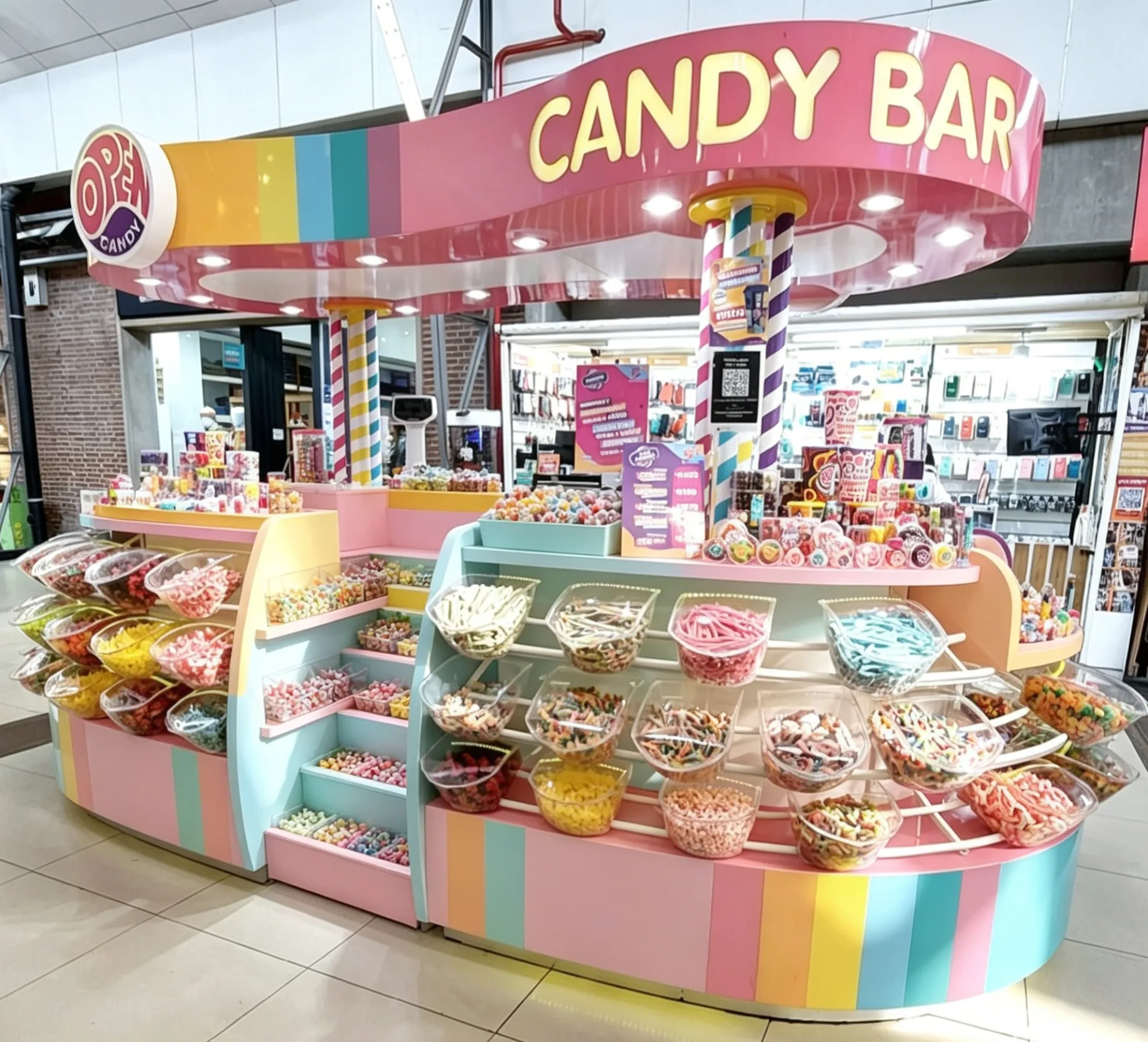 Stop Blending In: The Candy Kiosk That Demands a Second Look
