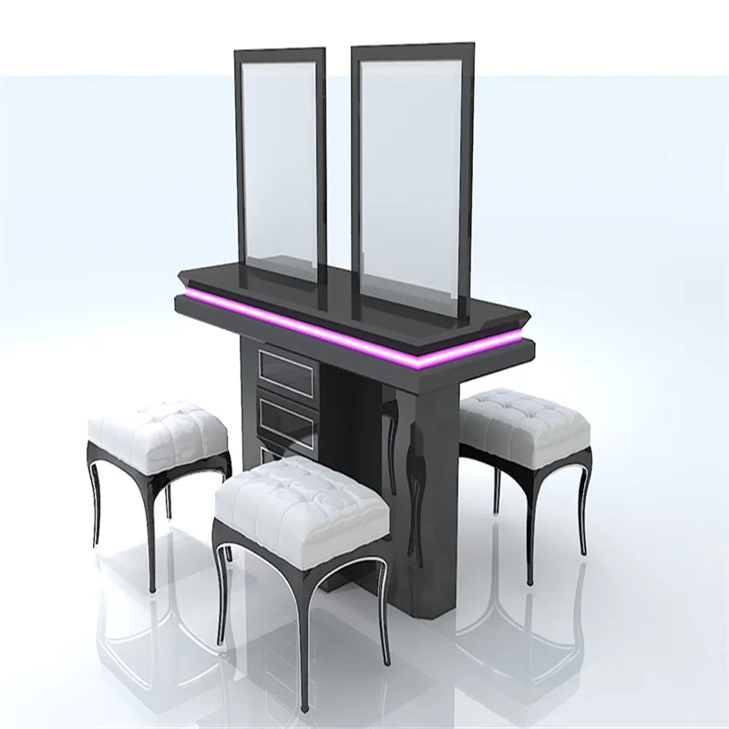Stylish cosmetic shelf design cosmetic shop wall cabinet for sale — view 2