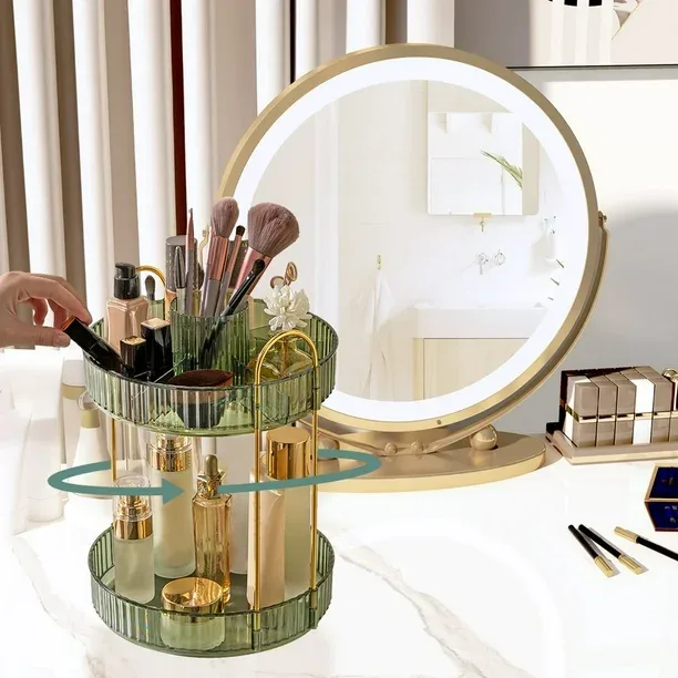 Stylish cosmetic shelf make up store rack for sale — view 3