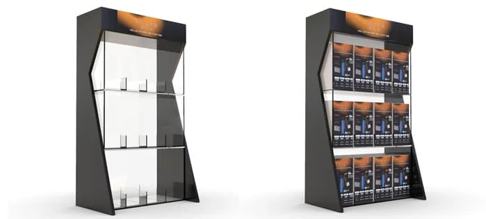Stylish Design Innovative E – cig Display Cabinet Retail Shop For Sale — view 3