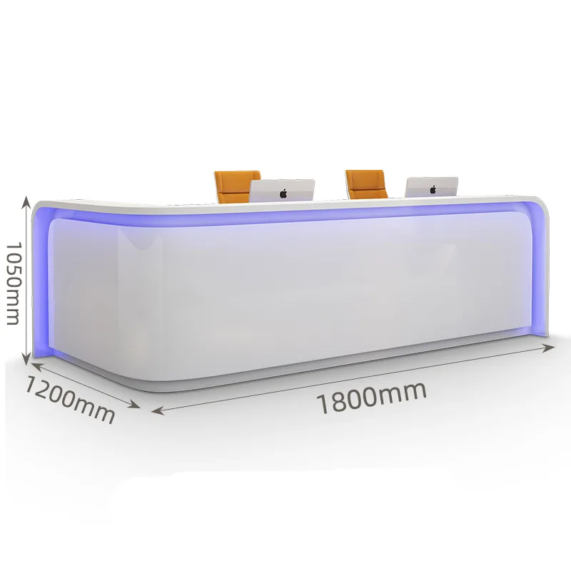 Stylish Reception Desk Design Customized Reception Counter for Sale — view 2