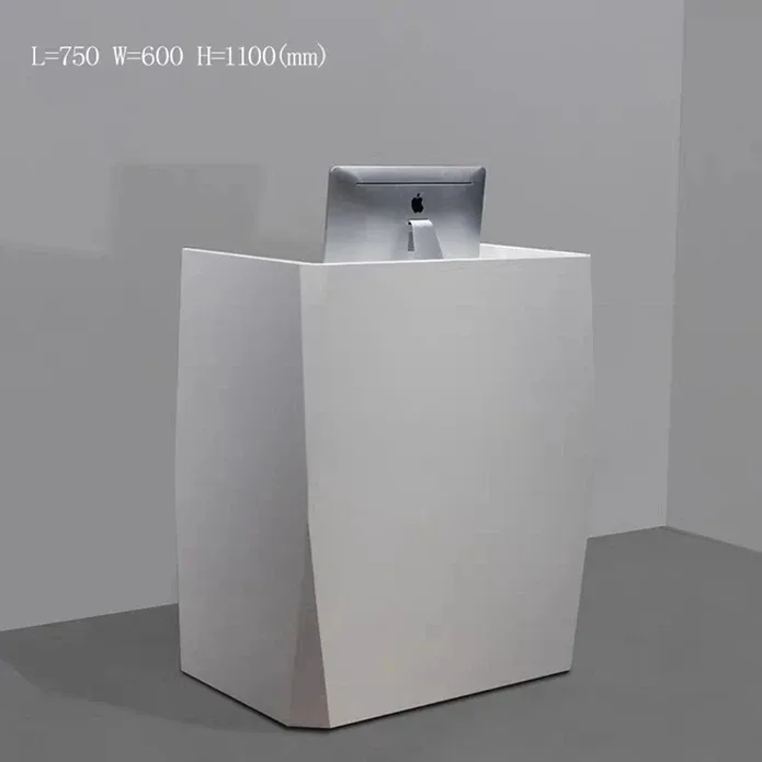 Stylish Reception Desk Design Small Reception Counter for Office on Sale — view 2