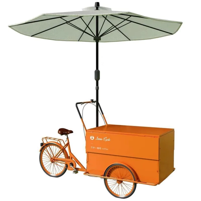 Stylish Retro Bike Mobile Pop‑Up Kiosk for Coffee & Sweet Treats — view 5