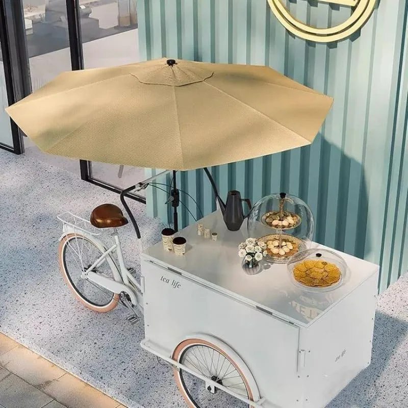 Stylish Retro Bike Mobile Pop‑Up Kiosk for Coffee & Sweet Treats — view 3