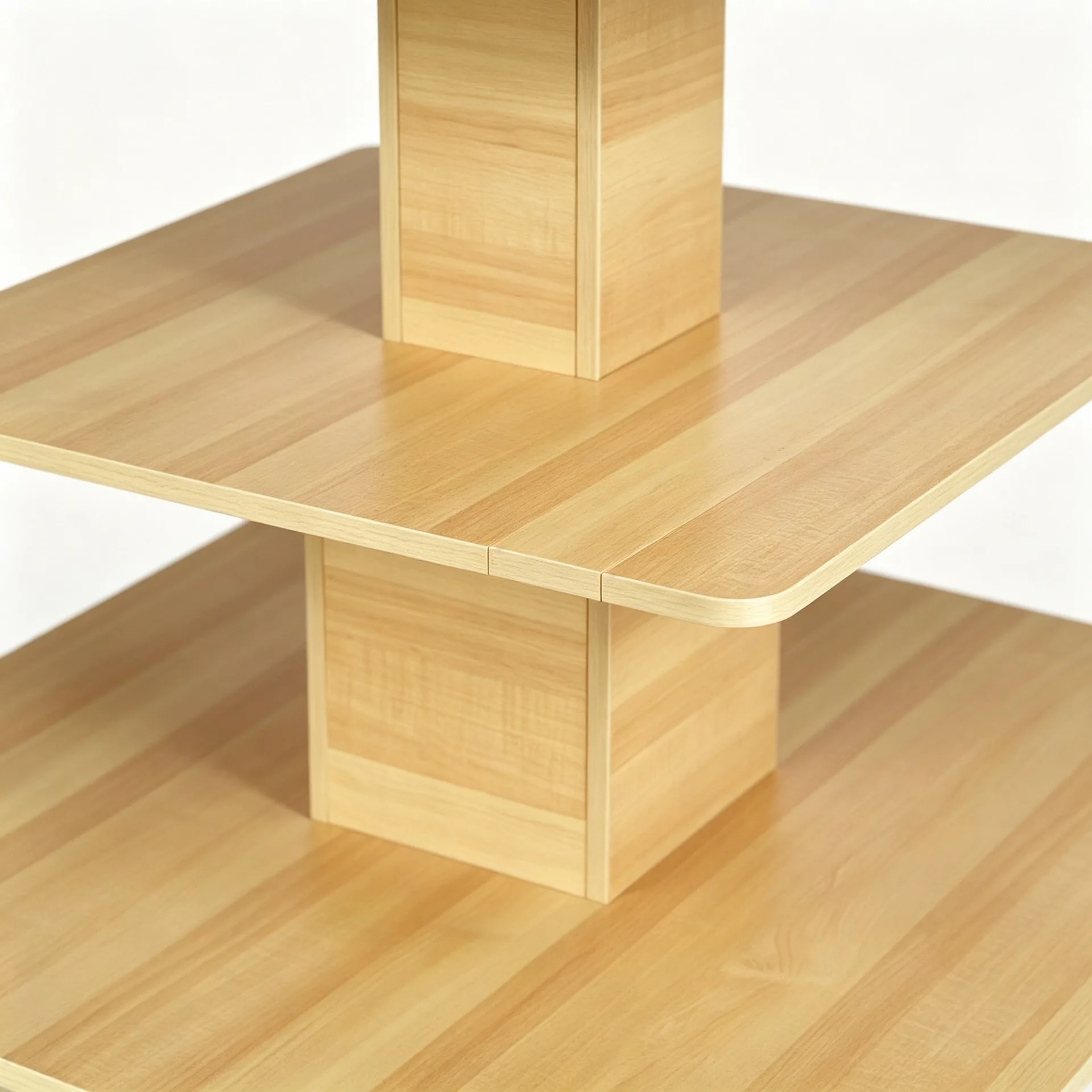 Three Layer Square Tier Merchandising Table for Shop Window&Clothing Boutique — view 3