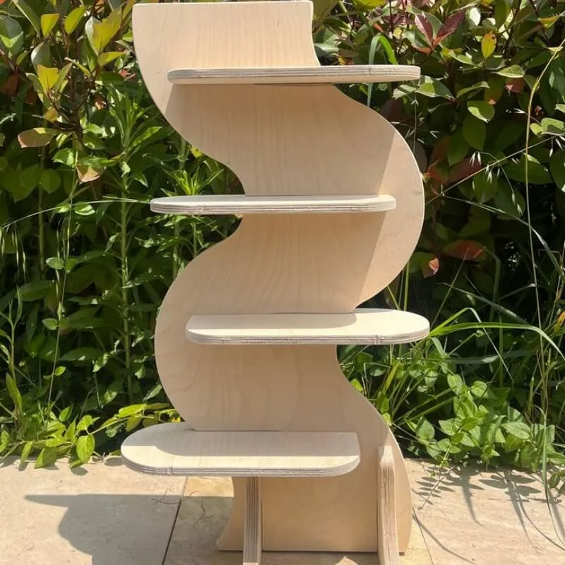 Unique book display shelf clever furniture art decoration for sale — view 3