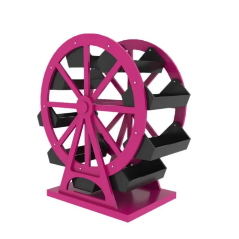 Unique Ferris Wheel Candy Snack Display Stand With MDF — view 3