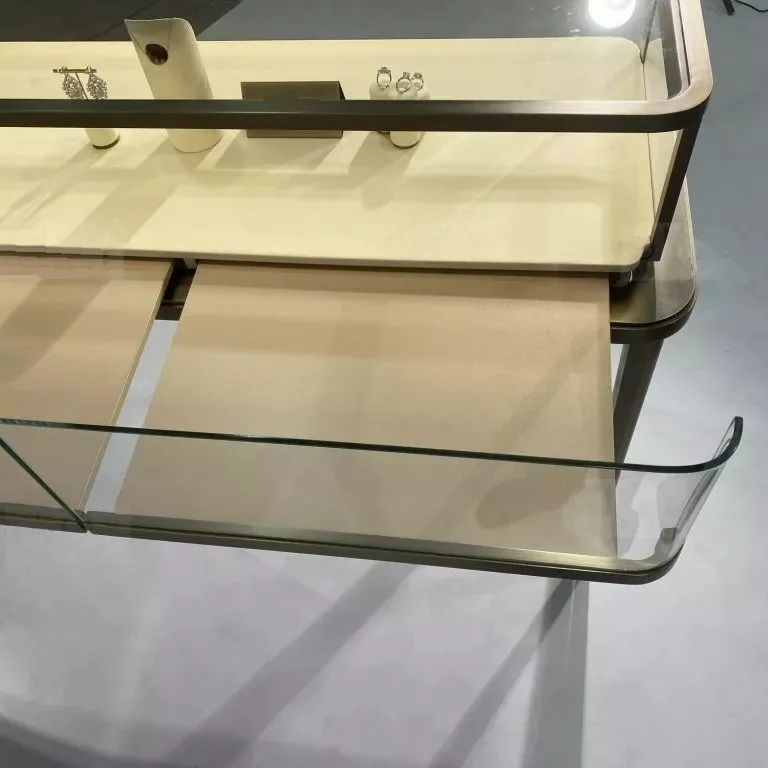 Unique Jewelry Display Showcase Design Customized Jewelry Display Counter on Sale — view 4