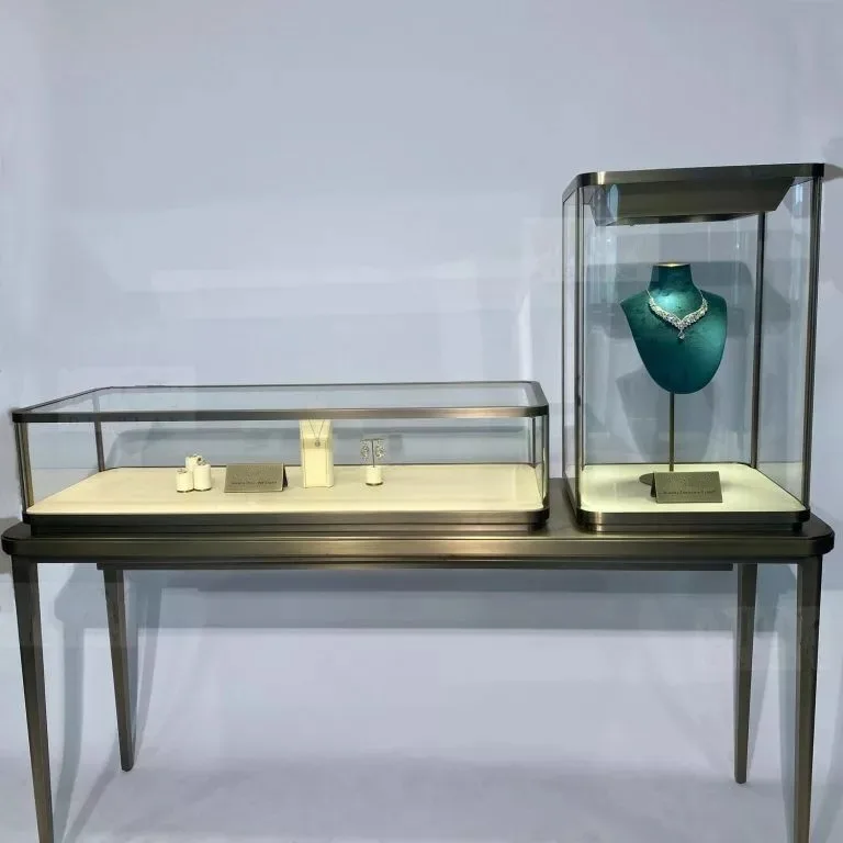 Unique Jewelry Display Showcase Design Customized Jewelry Display Counter on Sale — view 3