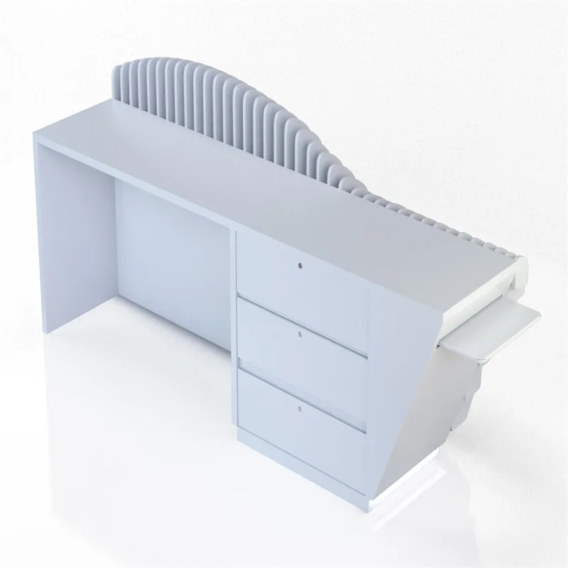 Unique Reception Desk Counter High-end Laminate Reception Desk on Sale — view 4