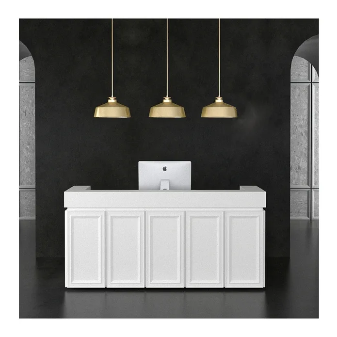 Unique Reception Desk Design High-quality Reception Counter Design for Sale — view 3