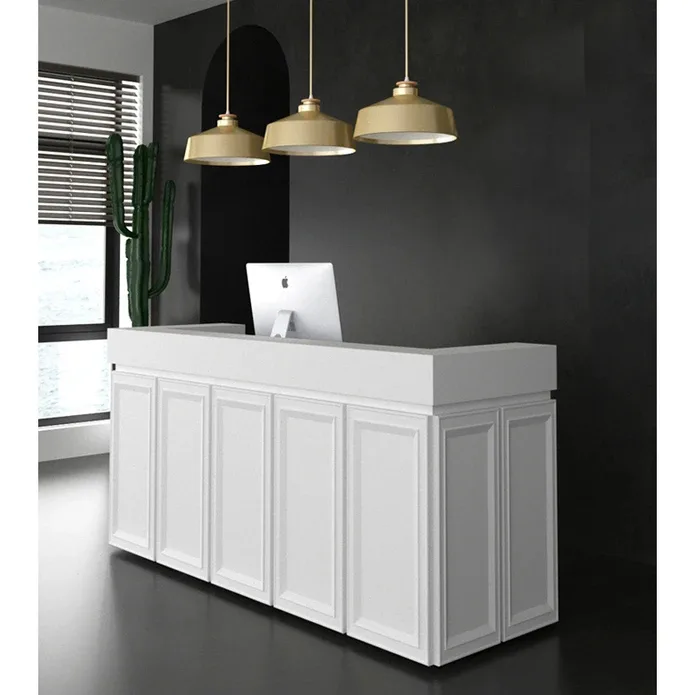 Unique Reception Desk Design High-quality Reception Counter Design for Sale — view 4
