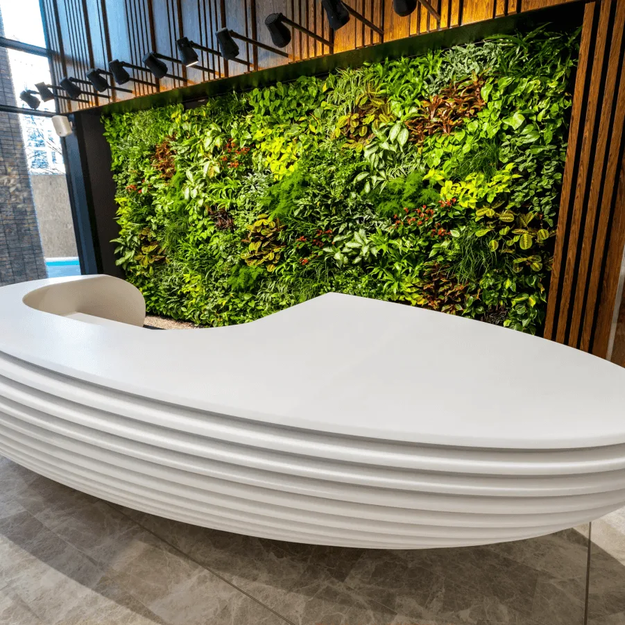 Unique ship-shaped reception desk custom art display furniture for sale — view 4