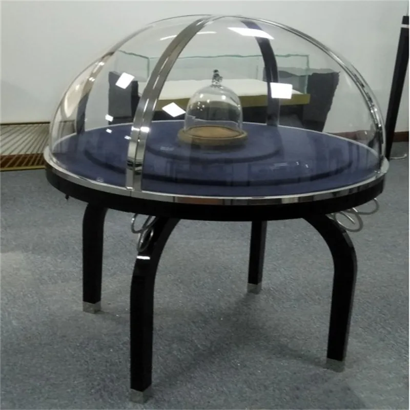 Unique simicircular luxury display cabinet design jewelry shop furniture — view 4