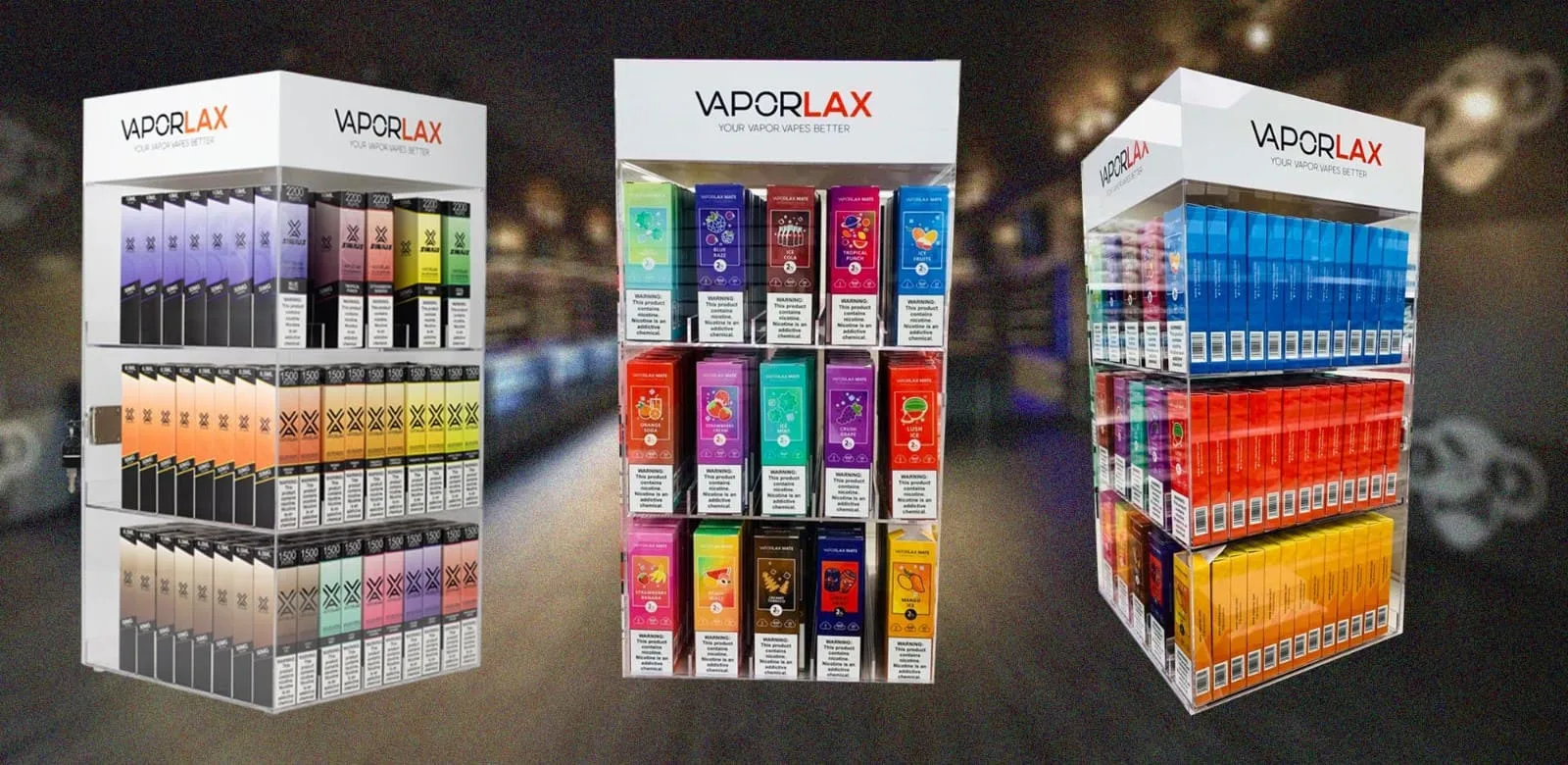 Unique wooden vape cabinet retail shop furniture for sale — view 4