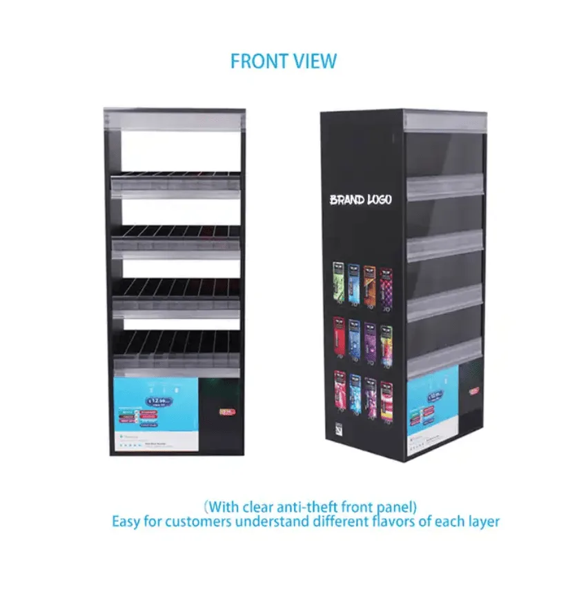 Vape display cabinet deign smoke shop retail cabinet for sale — view 3