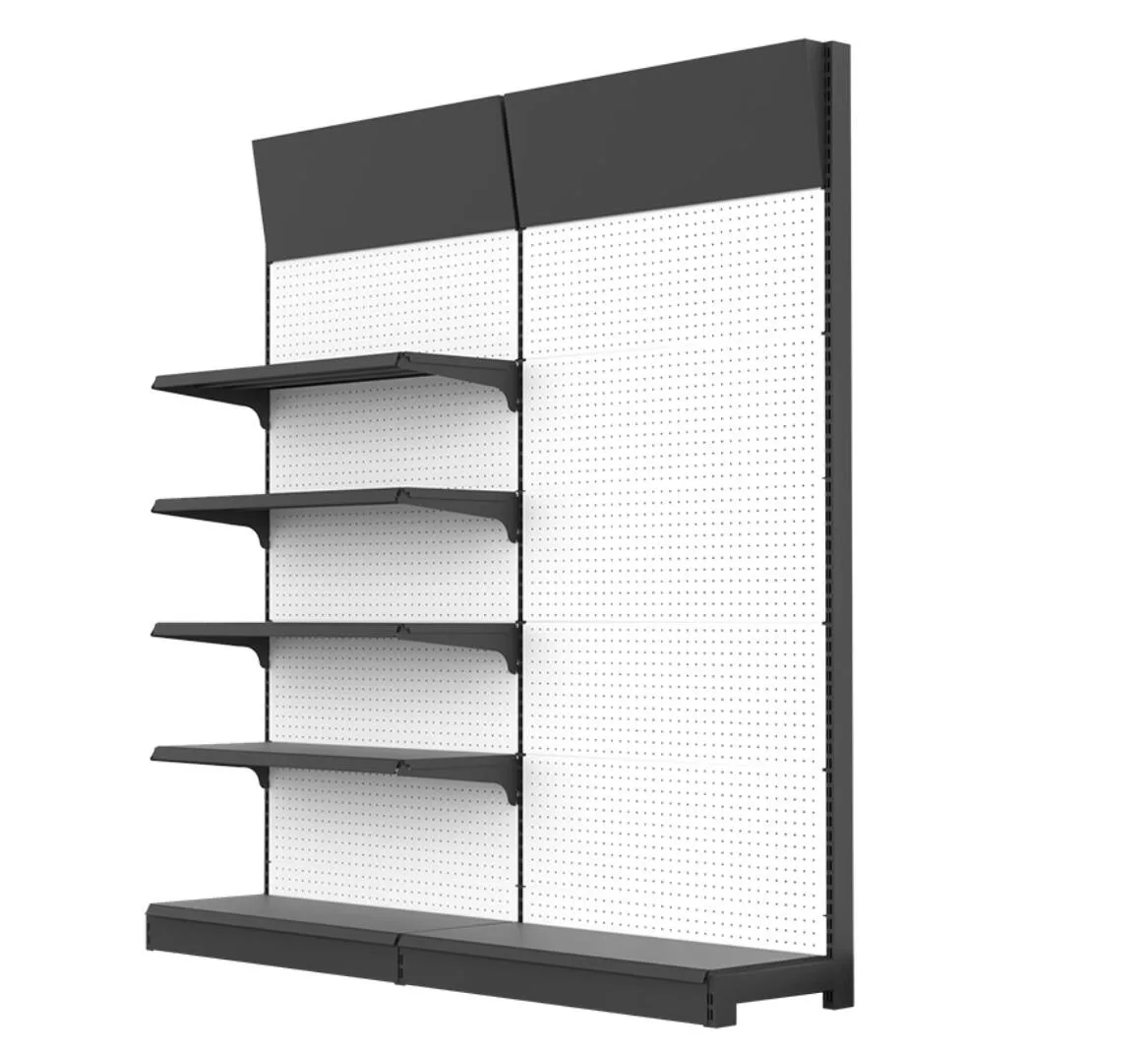 Versatile Metal Pegboard Display Shelf – Expandable Storage for Camping Gear, Tools, and More — view 3