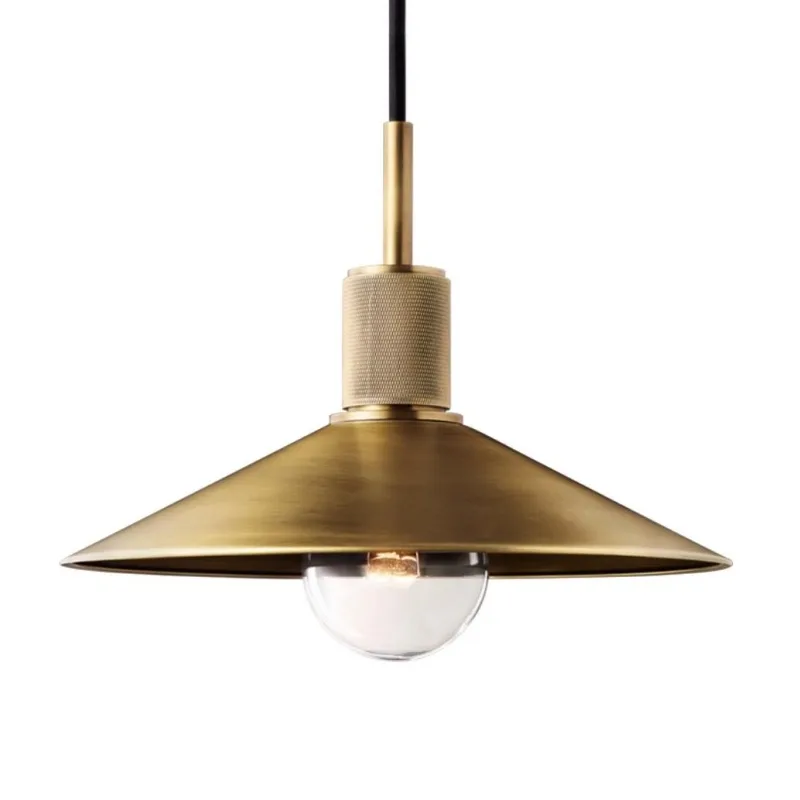 Vintage Industrial Copper Pendant Light – Restaurant Lighting Fixtures — view 3