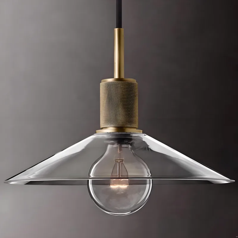 Vintage Industrial Copper Pendant Light – Restaurant Lighting Fixtures — view 5